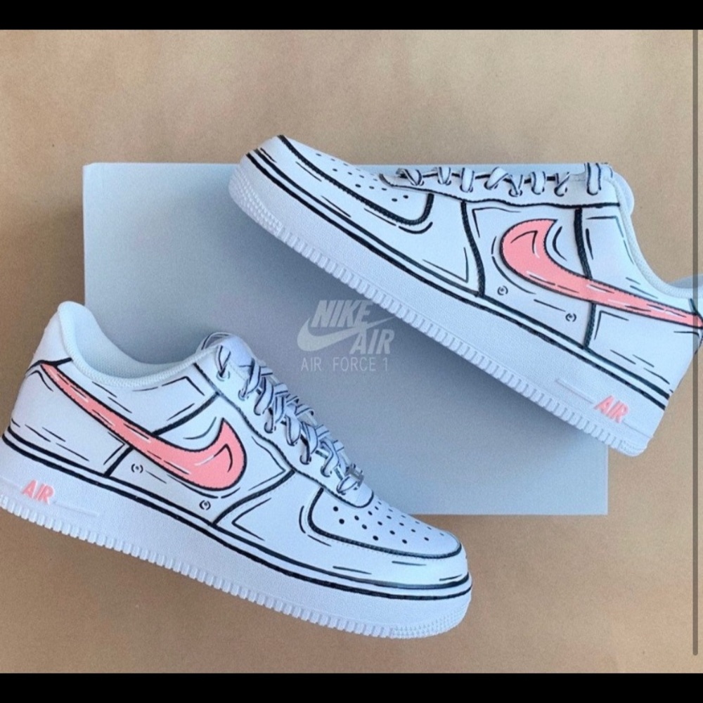 Custom Air Force 1 Cartoon